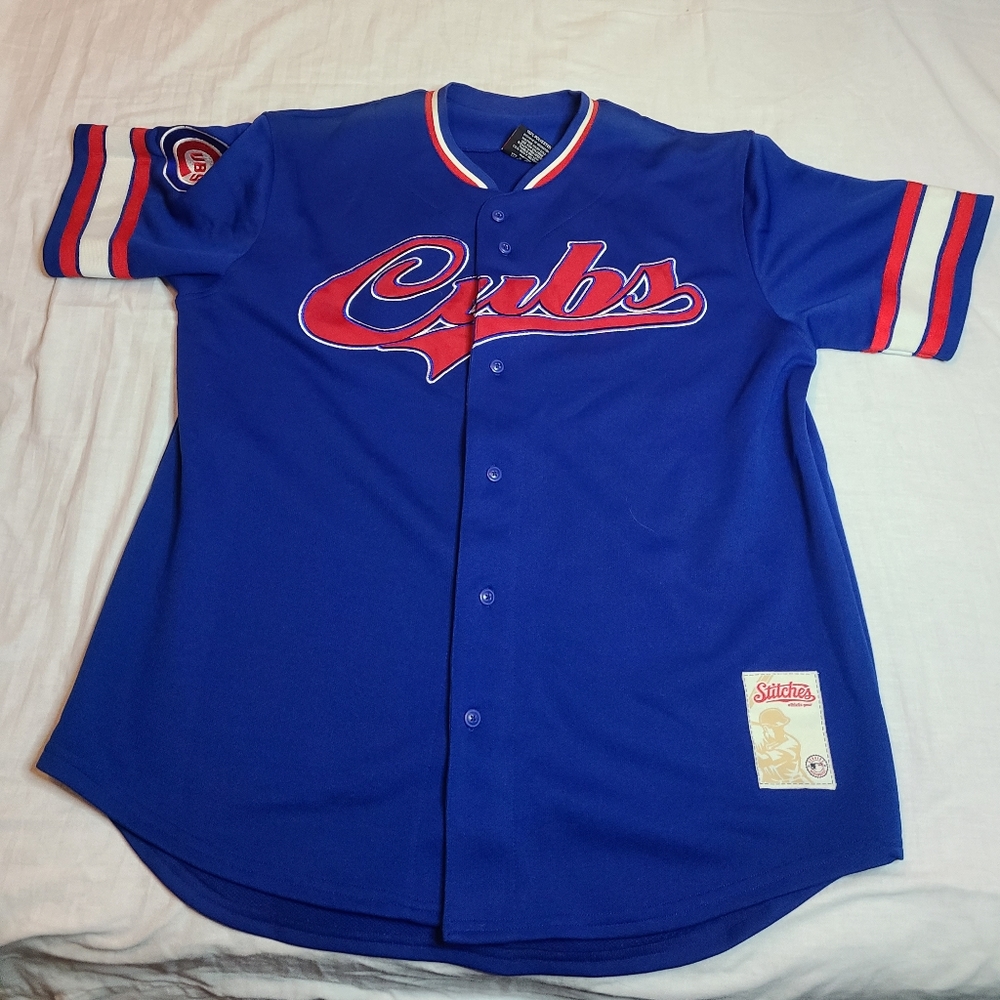 Authentic Stitches Athletic Gear chicago Cubs Baseball Jersey